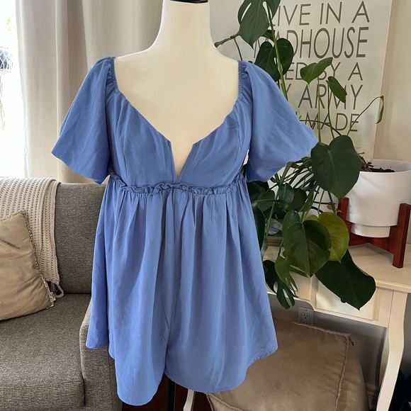 Ladies Blue Romper! Sz Lrg! - Picture 1 of 3